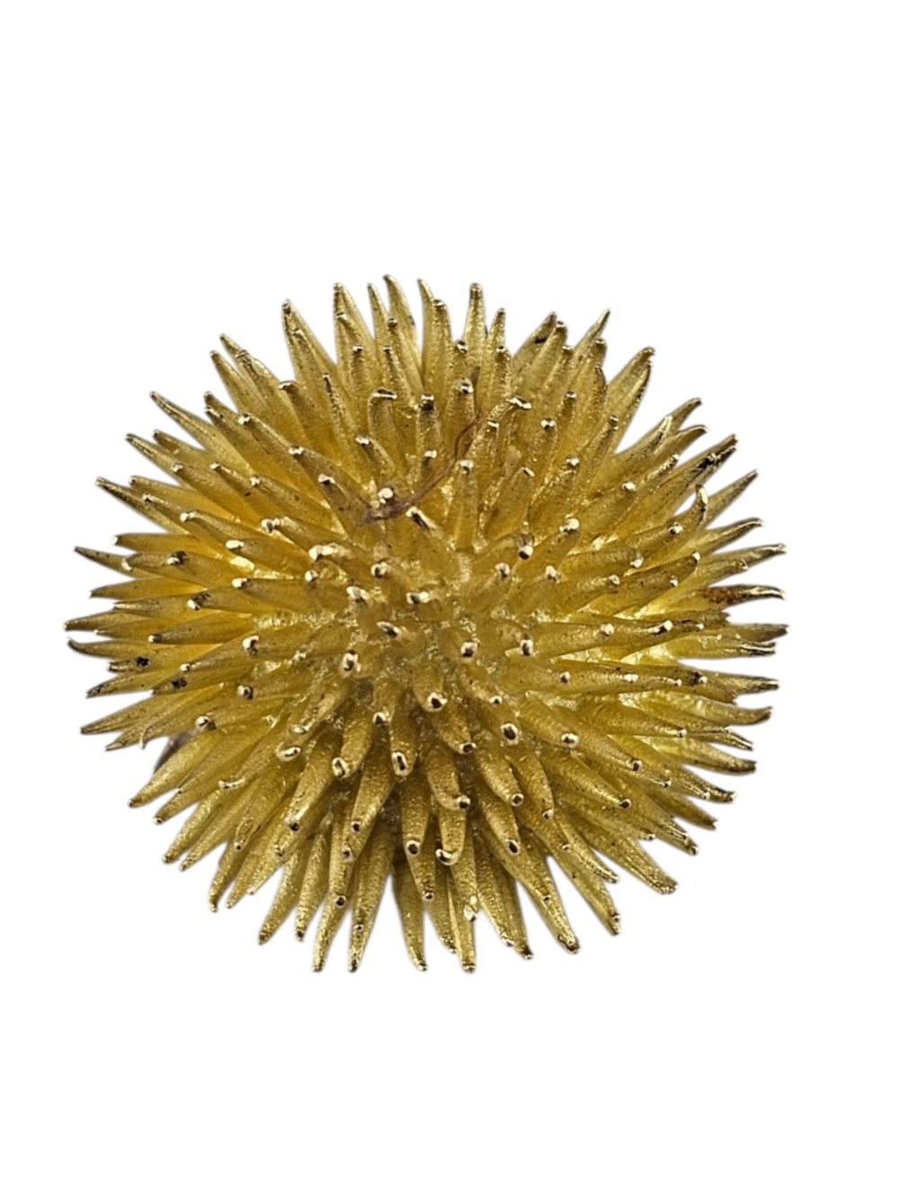 Tiffany & Co. 18K Yellow Gold Sea Urchin Pin/Brooch #24504